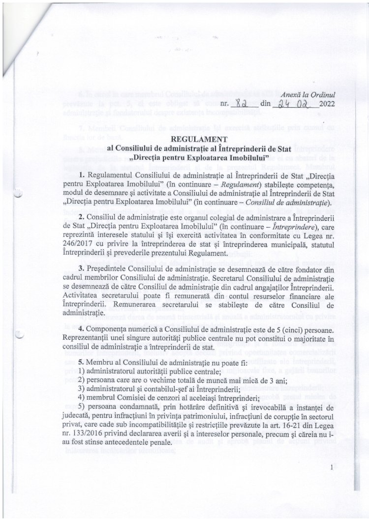 Regulament-Consiliul de administrație al ÎSDEI
